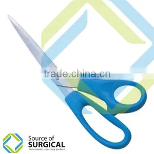 Plastic Handle Scissors ,student Scissors Made in Pakistan B-PHS-49 thumbnail-1