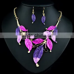New Women Rhinestone Crystal Necklace Earring Wedding Bridal Jewelry Set thumbnail-2