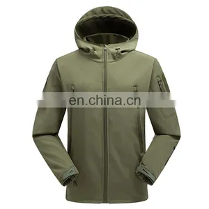 High Quality Custom Windbreaker Waterproof Blank Softshell Jacket thumbnail-1