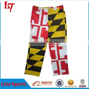 Wholesale Baseball Pants High Quality Plus Size Baseball Pants Custom Polyester Sublimated /fashion Baseball Trousers Wear thumbnail-1