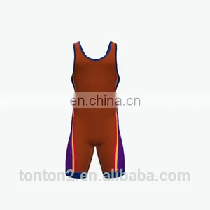 Sublimation Wrestling Singlet thumbnail-1