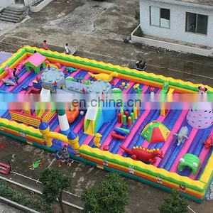 Large Fun City Amusement Parks Castillos Hinchables Inflables China thumbnail-2