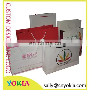 High Quality Cheap Kraft Paper Shopping Bag With Cotton Handle thumbnail-3
