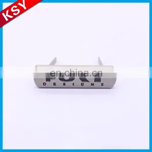 Fashionable Design Competitive Price 3D Clothing Round Logo Label Metal Hole Hang Tag thumbnail-2