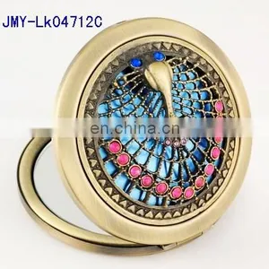 3D Hollow Decoration Antique Metal Make-up Mirror thumbnail-4