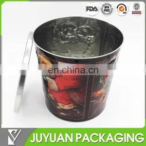 Durable Food Safe Hot Saled Wholesale Popcorn Tin Can Bucket thumbnail-1