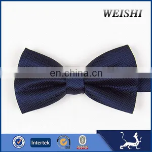 Solid Color Fringe Square Hot Sale Navy Bow Tie thumbnail-1