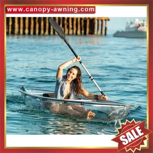 Sea River Lake Ocean Crystal Polycarbonate Transparent Invisible pc Clear Fishing Sailing Boat Kayak Canoe for Sale thumbnail-1