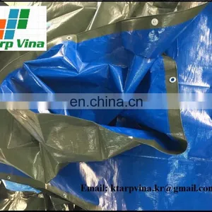 Olive Green Blue, Heavy Duty Tarpaulin, Korean Standard, Water Proof thumbnail-2