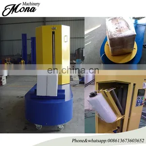 High Quality Factory Price Wholesale Plastic Stretch Film Automatic Airport Luggage Wrapping Machine thumbnail-1