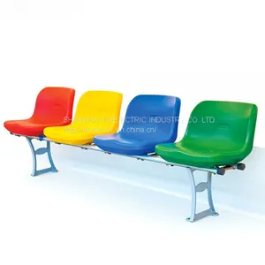 Indoor Outdoor Stadium Seats China Facotry Red Color Plastic Stadium Seating thumbnail-1