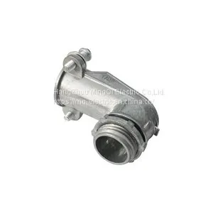 Zinc Flex Conduit Angle Squeeze Connector thumbnail-1