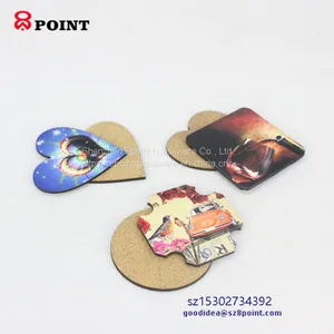 Sublimaiton MDF Wooden Coaster With Cork Back Cup Coaster thumbnail-2