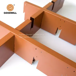 Promotion Price High Quality Aluminum Suspended Grid Ceiling Open Cell Ceiling thumbnail-2