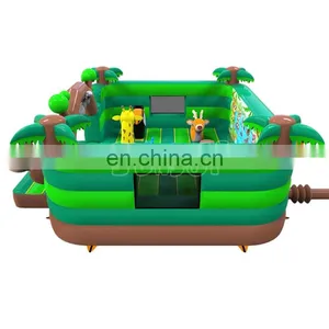 Kids Portable Forest Expedition Theme Inflatable Bounce House for Indoor and Outdoor thumbnail-6