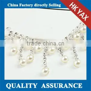 0519W Cup Chain Rhinestone Pearl,rhinestone Cup Chain Pearl,rhinestone Pearl Cup Chain for Shoes Accessory Shoe Flower thumbnail-1