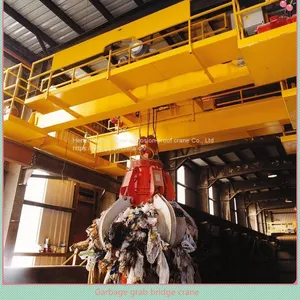 China's High Quality and Low Price 25 Ton Garbage Grab Bridge Double Beam Crane, Power Plant Double Beam Crane, Grab Dou thumbnail-4