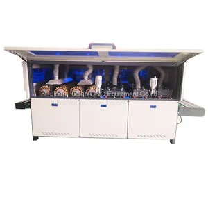 1300mm Width 8 Rollers Wood Sanding Brush Machine Mdf Cabinet Wood Polish Brush Sanding Machine thumbnail-1