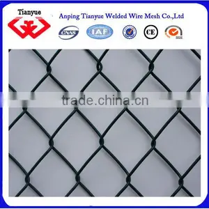 Green Color Pvc Coated Chain Link Fence thumbnail-6