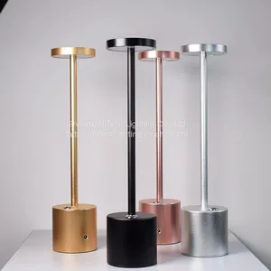 LED Bar Light Table Lamp Touch Dimmable EU USB Night Light Romantic Dinner Light Retro Vintage Desk Lamp thumbnail-1
