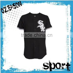 Good Price Wholesale Custom Infant Blank Black Baseball Jersey on Sale thumbnail-1