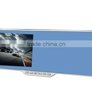 High-end 5.0 Inch Rearview Mirror With Gps Bluetooth Camera thumbnail-1