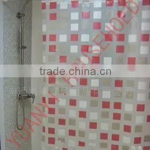 Hotel Hookless Shower Curtain Wave Shower Curtain thumbnail-1