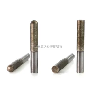 Electroplated Diamond Mounted Point With Round Flat Top L60mm/120mm thumbnail-2