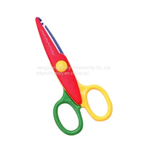 Colorful Paper Edge Scissor Set for Teachers Crafts Scrap Booking Kids Crafting Zig Zag Scissors thumbnail-1
