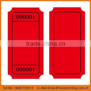2014 Hot Blank Series Admisson Ticket Raffle Ticket Official Sale Ticket Rolls Meeting Ticket thumbnail-1