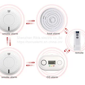Wireless Connected Smoke Detector Household Smoke Detector/Alarm(wechat:13510231336) thumbnail-1