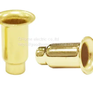 Non-standard Shaped Hollow Copper Rivet 5*14*9.5 Brass Positioning Corns Through Hole Step Rivet for PCB Board（Wechat:13510231336） thumbnail-1