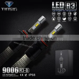 Super Bright IP68 All in One no Fan R3 9006 Led Headlight for Car and Motorcycle thumbnail-2