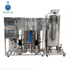 PLC Touch Screen Double Stage Reverse Osmosis Water Treatment Machinery thumbnail-3