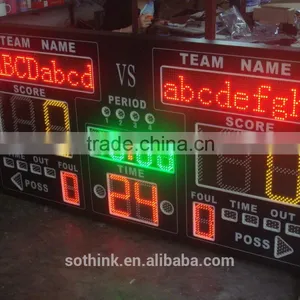 High Brightness Wireless Remote Control Match LED Scoreboard thumbnail-1