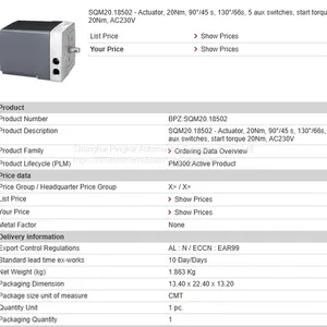 SIEMENS SQM20.18502 Valve Actuator thumbnail-2