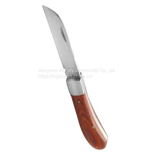 Grafter Foldable Garden Grafting Rosewood Handle Grafting Knife Cutter Knife Pruning thumbnail-4