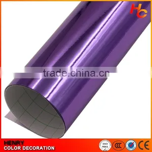 Best Price Fashion Self Adhesive Vinyl Wrap Rolls Chrome Black Car Wrap Vinyl thumbnail-2