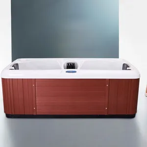 OEM Factory Price Hydro Massage Therapy 2 Person Whirlpool Bathtub Sanatorium Spa Tub thumbnail-5