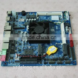 Dual HD Ports Dual Ethernet Onboard 4GB Ddr3 5th i5 5200U Motherboard,onboard i5 Low Power Micro Itx MB for AIO POS KIOSK thumbnail-2