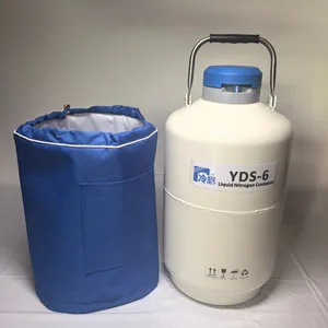 Liquid Nitrogen Tank of Cryopreservation Animal Semen Apply to Agriculture Husbandry 6L thumbnail-5