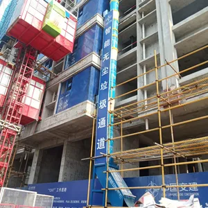 Building Double-layer Garbage Chute, Roof Garbage Chute System, Support Bracket thumbnail-1