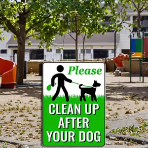 PP Corrugated Dog Waste Sign – Please Clean Up After Your Dog thumbnail-4
