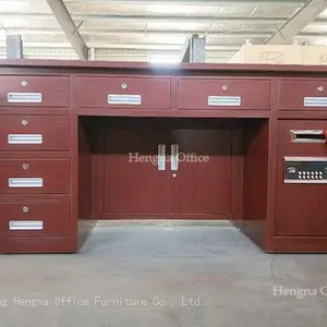 Executive Safe Desk-ESD357 |1.6m Steel Office Table With Coin Port & 30mm Anti-Prying Door for Retail Store Managers-Factory Wholesale thumbnail-3