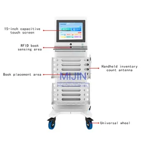 Smart Library Equipment:RFID Mobile Inventory Cart Library Inventory Management for Books thumbnail-2