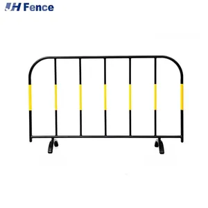 Manufacturer Customized Cheap Crowd Control Fence Hot Dipped Galvanized Steel Barrier High Quality Road Safety Temporary Fence thumbnail-2