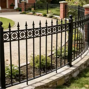 Stainless Steel Wrought Iron Fence Parts for Balcony, Garden, and Farm Security thumbnail-3