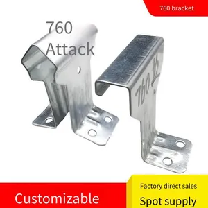 Type 820 Color Steel Tile Bracket, Hidden Fasteners for Galvanized Color Steel Plate Roofs of Angle-chasing 760 and 840 Types thumbnail-2