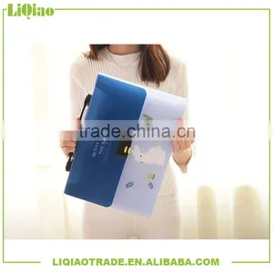 Lovely& Delicate Style A4 Colorful Pvc Expanding File Folder With Handle Suitable Office Lady Supplier's Choice thumbnail-1