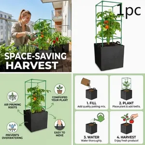 UV Resistant Square Grow Bags Heavy Duty Planter Bags for Outdoor Farming thumbnail-5